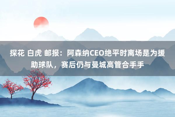 探花 白虎 邮报：阿森纳CEO绝平时离场是为援助球队，赛后仍与曼城高管合手手