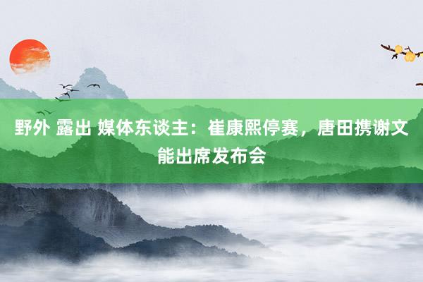 野外 露出 媒体东谈主：崔康熙停赛，唐田携谢文能出席发布会