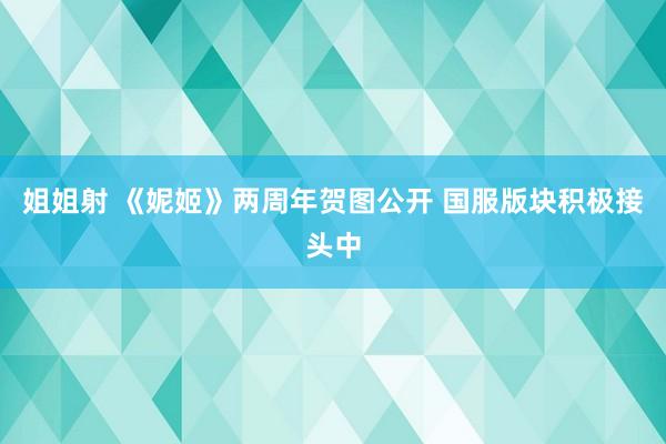 姐姐射 《妮姬》两周年贺图公开 国服版块积极接头中