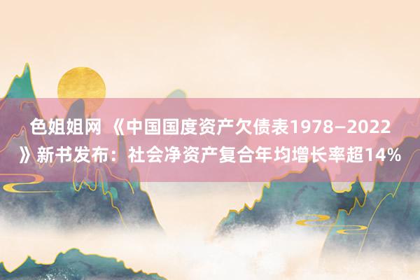 色姐姐网 《中国国度资产欠债表1978—2022》新书发布：社会净资产复合年均增长率超14%