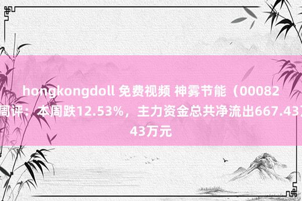 hongkongdoll 免费视频 神雾节能（000820）周评：本周跌12.53%，主力资金总共净流出667.43万元